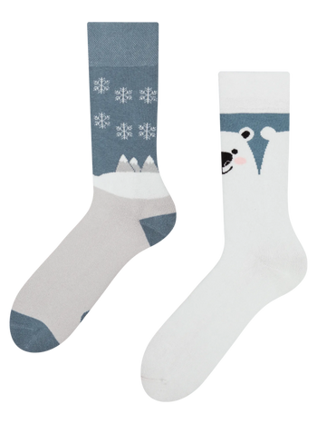 Chaussettes chaudes rigolotes Ours polaire