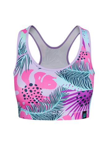 Haut de sport rigolo Lama et fleurs