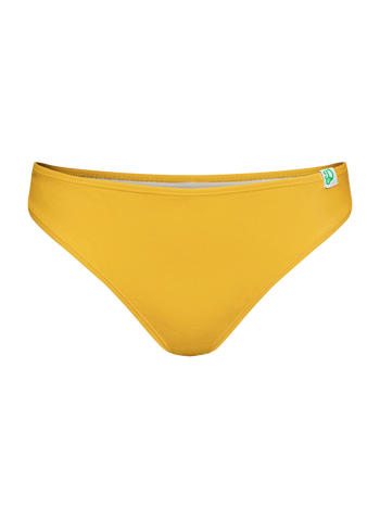 Culotte bikini Jaune or