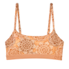 Bralette rigolote en modal pour femmes Mandala beige