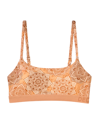 Bralette rigolote en modal pour femmes Mandala beige