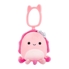 Porte-clés Squishmallows de 9 cm Auggie la seiche au nœud