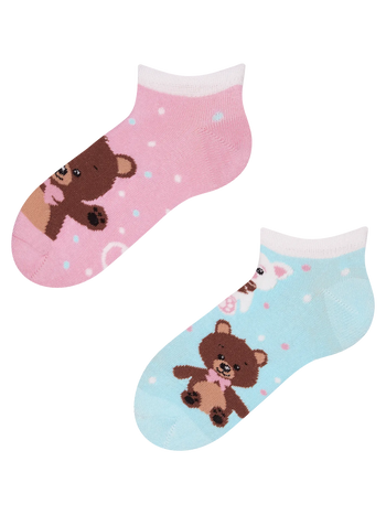Socquettes rigolotes pour enfants Ours en peluche