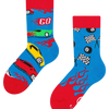 Chaussettes rigolotes pour enfants Voitures rapides