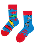 Chaussettes rigolotes pour enfants Voitures rapides