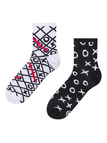 Chaussettes mi-mollet rigolotes Jouons