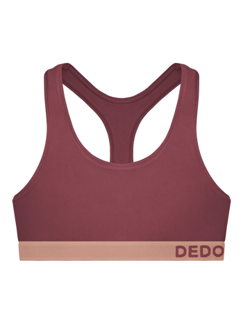 Bralette rouge terre pour femmes
