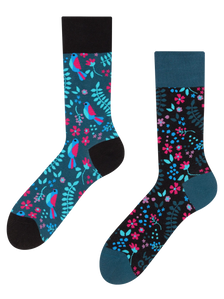 Chaussettes rigolotes Jardin secret
