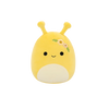 Peluche Squishmallows de 20 cm Zarina la limace banane jaune avec des fleurs