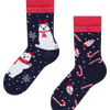 Chaussettes chaudes rigolotes pour enfants Ours polaire