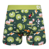 Boxer rigolo pour hommes Poisson koï et nénuphars