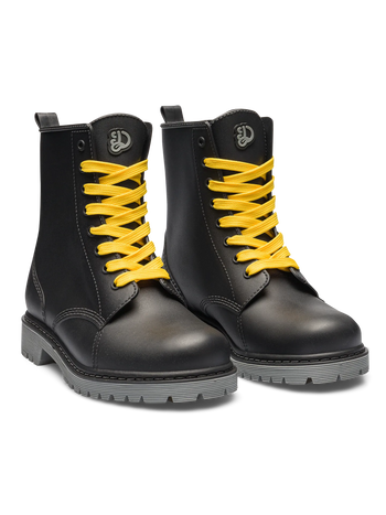 Bottes de pluie grises et noires pour femmes