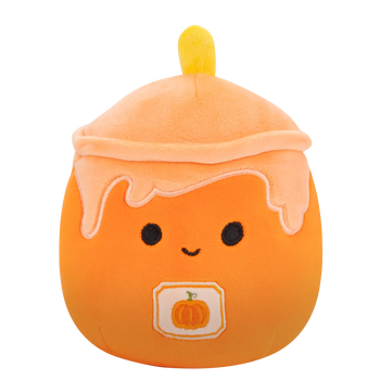 Peluche Squishmallows de 20 cm Misha la bougie citrouille
