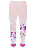 Collants rigolos pour enfants Licorne portant une écharpe