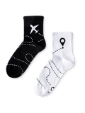 Chaussettes mi-mollet rigolotes Vol d’avion