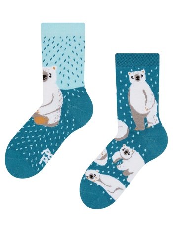 Chaussettes rigolotes pour enfants Ours polaires