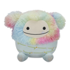 Peluche Squishmallows de 20 cm Zozo le bigfoot arc-en-ciel et bleu