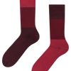 Chaussettes chaudes tricolores marron