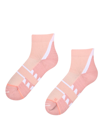 Chaussettes de sport rose clair pour femmes