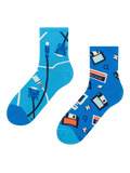 Chaussettes mi-mollet rigolotes IT rétro