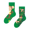 Chaussettes rigolotes pour enfants Singes