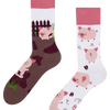 Chaussettes rigolotes Cochons joyeux