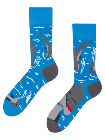 Chaussettes rigolotes Dauphins