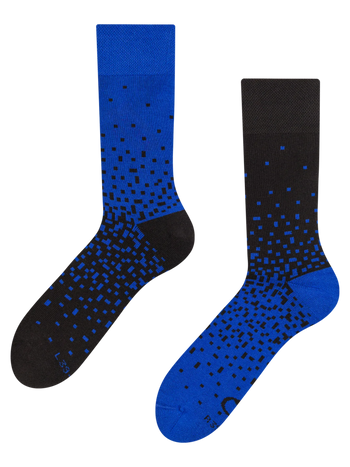 Chaussettes chaudes bleues et noires