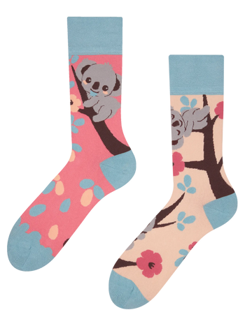 Chaussettes rigolotes Koala somnolant