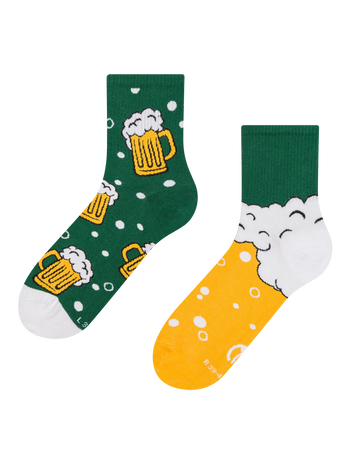 Chaussettes mi-mollet rigolotes Bière et bulles