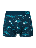 Boxers raccourcis pour hommes Requin Bleu