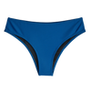 Culotte bikini taille moyenne bleu foncé
