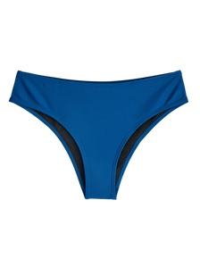 Culotte bikini taille moyenne bleu foncé