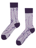 Chaussettes rigolotes en fibres de bambou Lavande