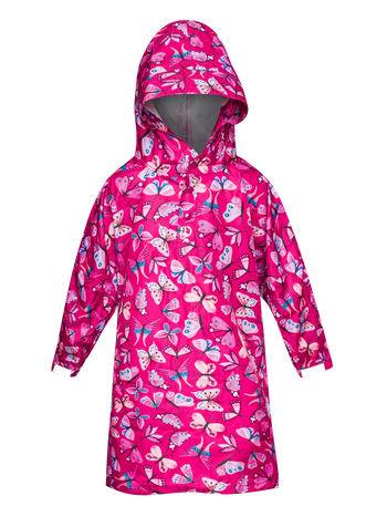Manteau de pluie rigolo pour enfants Papillons roses