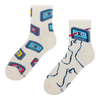 Chaussettes mi-mollet rigolotes Cassettes