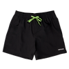 Short de bain noir véritable pour hommes