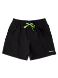 Short de bain noir véritable pour hommes