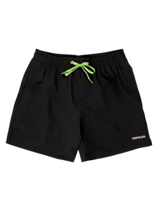 Short de bain noir véritable pour hommes