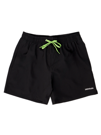Short de bain noir véritable pour hommes