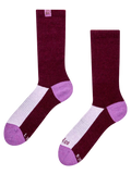 Chaussettes Alpaga bordeaux et violet