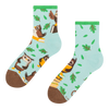 Chaussettes mi-mollet rigolotes Hiboux et livres