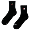 Chaussettes mi-mollet côtelées Hot Seat