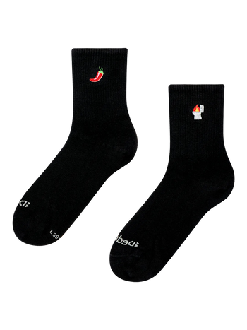 Chaussettes mi-mollet côtelées Hot Seat
