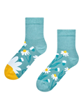 Chaussettes mi-mollet anti-stress Camomille turquoise