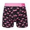 Boxer rigolo pour hommes Flamants et cœurs