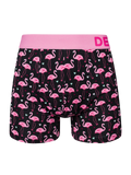 Boxer rigolo pour hommes Flamants et cœurs