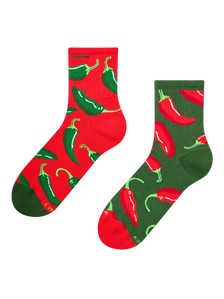 Chaussettes mi-mollet Piment rouge