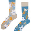 Chaussettes rigolotes en fibres de bambou Nature se réveille
