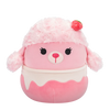 Peluche Squishmallows de 20 cm Chloé le caniche milkshake aux fraises